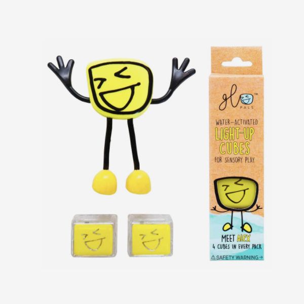 Glo Pals Character Alex & 6 Yellow Light Up Water Cubes