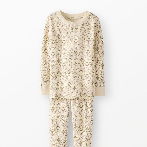 Hanna Andersson Holiday Waffle Pajama Set