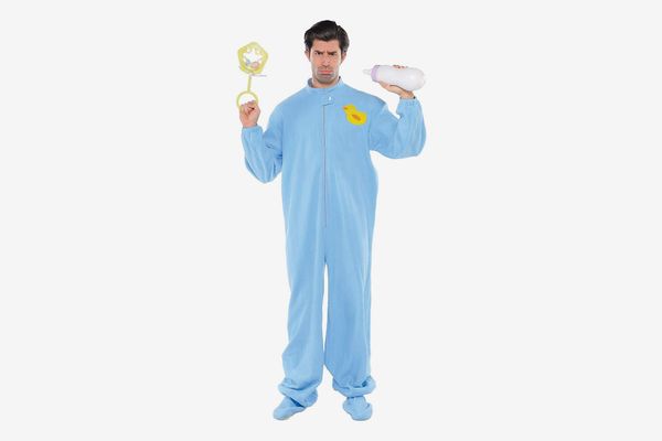 AMSCAN Blue Footie Pajamas Halloween Costume