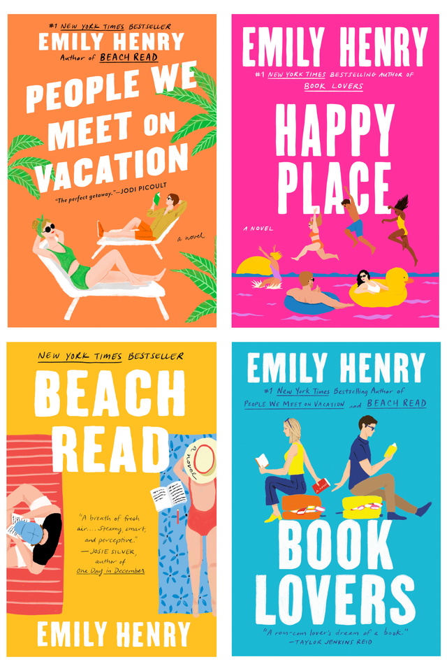 Book Lovers, Beach Read, You and Me on Vacation 3 Books Collection Set By  Emily Henry by Emily Henry