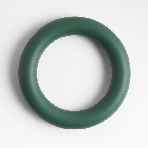 Crate & Barrel Green Ring Silicone Trivet