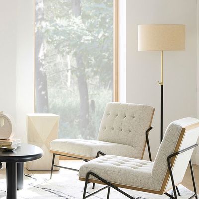 Studio Adjustable Swing Arm Floor Lamp - Visual Comfort