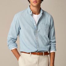 J.Crew Organic Cotton Chambray Shirt - Five-Year Wash