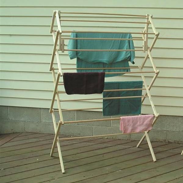 9 Best Clothes Drying Racks 2022 The, Wooden Laundry Hanging Rack