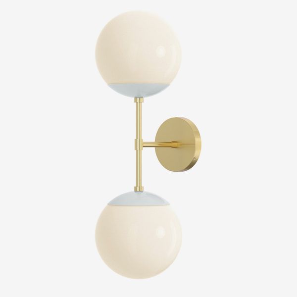 Dutton Brown Color Cap Double Sconce 8