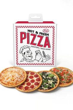 Fred & Friends Hot And Fresh Pizza Coasters