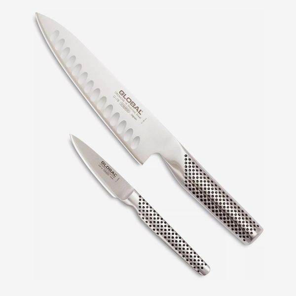 Global Hollow-Edge Chef’s Knife Set