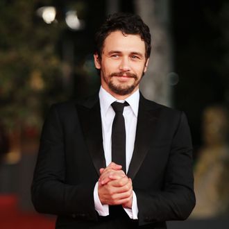 Actor James Franco attends the 'Dream & Tar' Premiere during the 7th Rome Film Festival at Auditorium Parco Della Musica on November 16, 2012 in Rome, Italy.