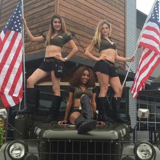 Military-Themed Breastaurant Warns It's Invading America