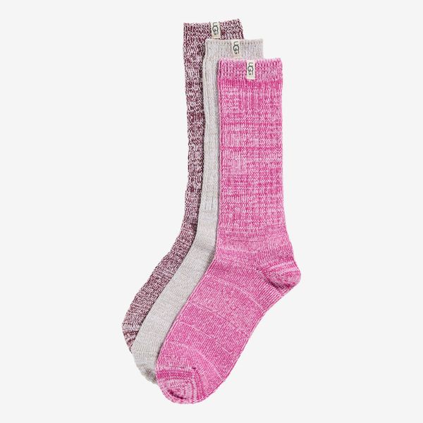 UGG Rib Knit Slouchy Crew - 3 Pack