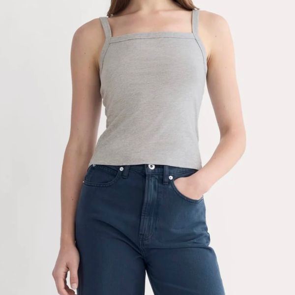 Everlane The Essential Square-Neck Tank