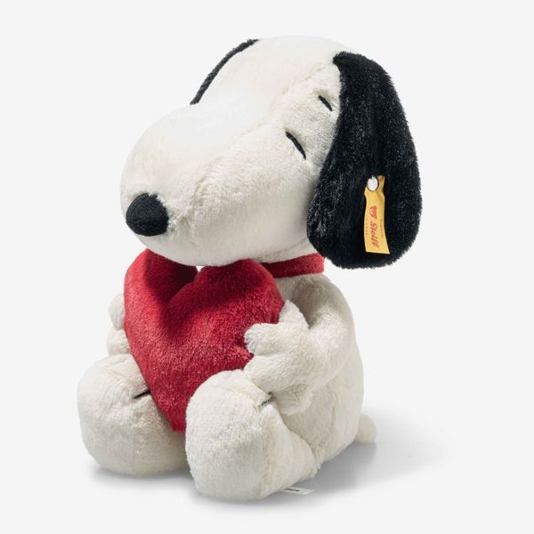 Steiff Snoopy Love with Red Heart