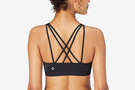 Core 10 Women’s Light Support Strappy Sports Bra A-H Cup