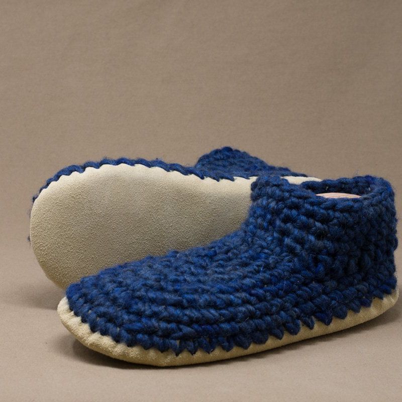EverFoams Mens Moccasin Cotton Knit House Slippers with Removable Insole 