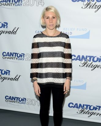 NEW YORK, NY - SEPTEMBER 11: Zosia Mamet attends the Annual Charity Day Hosted by Cantor Fitzgerald and BGC at Cantor Fitzgerald on September 11, 2014 in New York City. (Photo by Noam Galai/Getty Images for Cantor Fitzgerald)