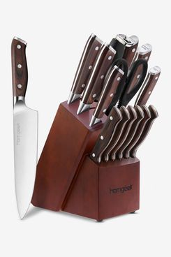 Homgeek Kitchen Knife Set, 15-Piece