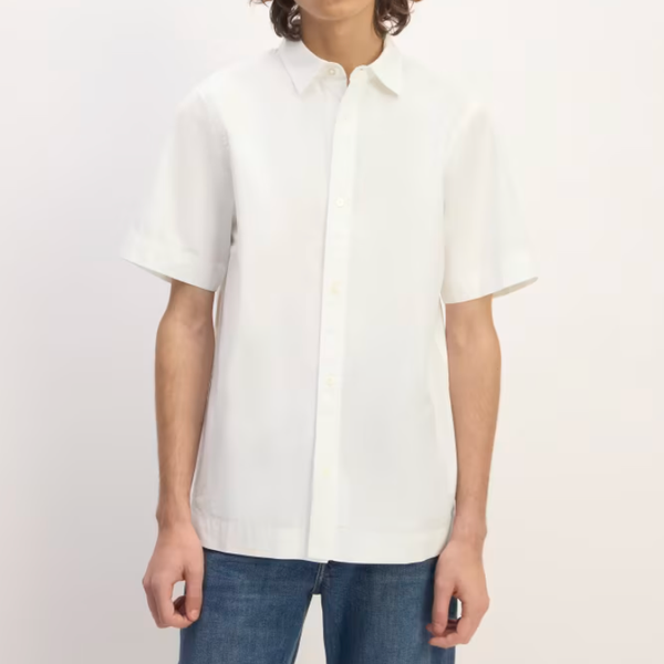 Everlane The Supima Short-Sleeve Poplin Shirt