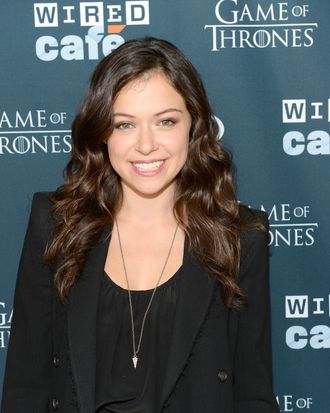 SAN DIEGO, CA - JULY 19: Actress Tatiana Maslany attends day 2 of the WIRED Cafe at Comic-Con on July 19, 2013 in San Diego, California. (Photo by Michael Kovac/WireImage)