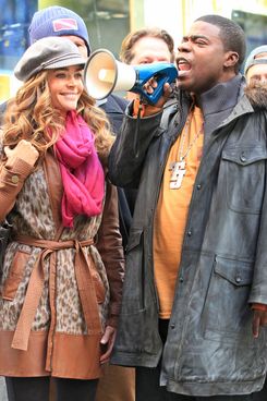 Denise Richards, Tina Fey and Tracy Morgan on location at '30 Rock' in NYC.
<P>
Pictured: Denise Richards and Tracy Morgan
<P>
<B>Ref: SPL326470  171011  </B><BR/>
Picture by: Jackson Lee / Splash News<BR/>
</P><P>
<B>Splash News and Pictures</B><BR/>
Los Angeles:	310-821-2666<BR/>
New York:	212-619-2666<BR/>
London:	870-934-2666<BR/>
photodesk@splashnews.com<BR/>
</P>