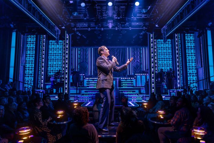 Somewhere beyond the sea: Jonathan Groff in 'Just in Time.'