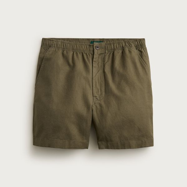 J.Crew 5.5'' Pier Short in Cotton-Linen Blend