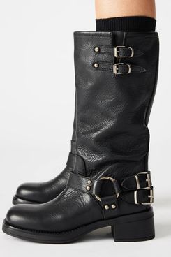 Steve Madden Astor Black Leather