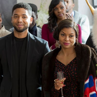 EMPIRE: Pictured L-R: Jussie Smollett and Taraji P. Henson in the 