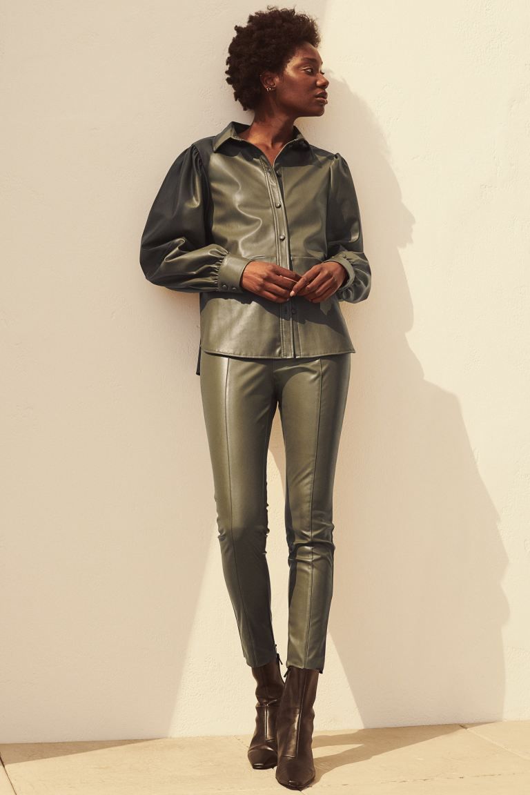 21 Best Leather Look Leggings Because, Yep, They're Back