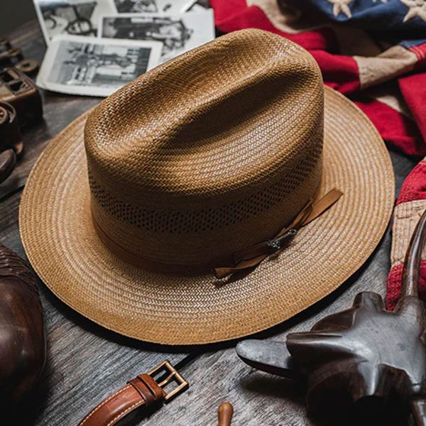 Stetson Open Road Vented Straw Cowboy Hat