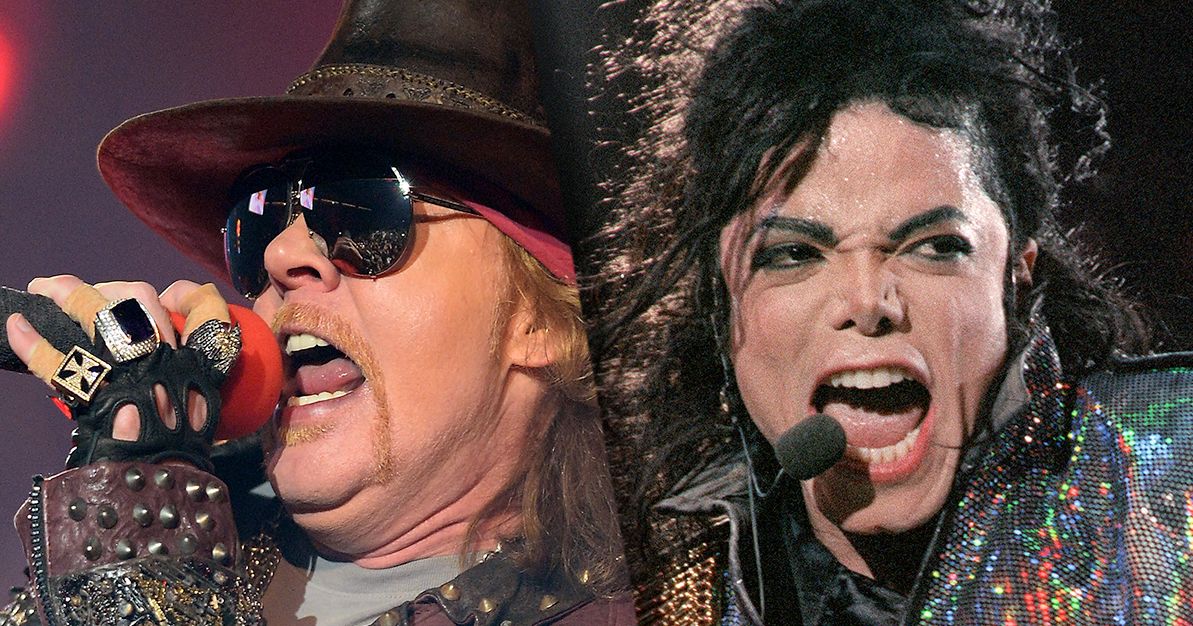 20 Years Later, We Might Finally Know Why Axl Rose and Slash Hate Each ... Michael Jackson In Gold Magazine