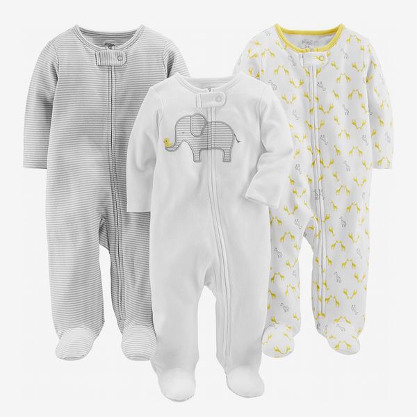 Simple Joys by Carter's Unisex Babies' Cotton Footed Sleep and Play
