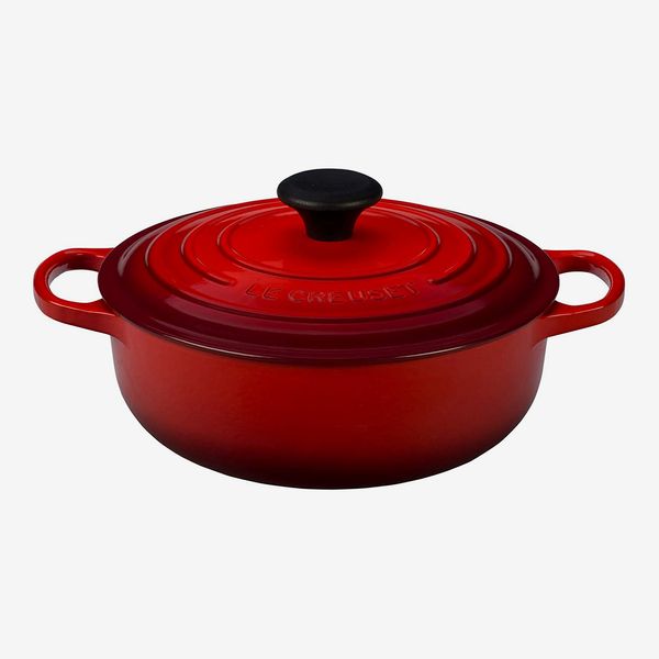 Le Creuset Enameled Cast Iron Signature Sauteuse Oven, 3.5 qt., Cerise