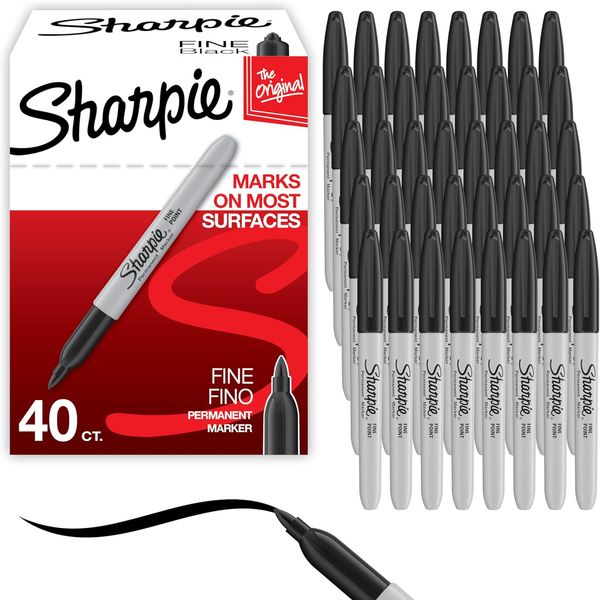 Sharpie Permanent Markers, Fine Point