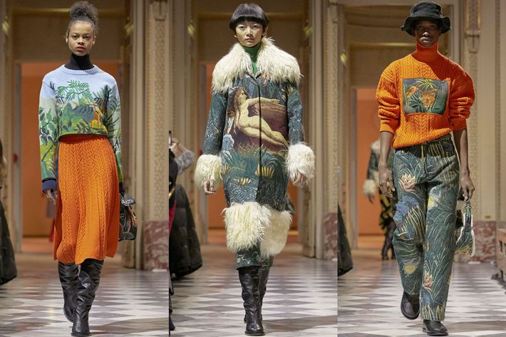LVMH on X: .@kenzo presented #CollectionMemento3 during Fall/Winter  2018-19 Paris Fashion Week featuring a floral theme and relaxed  silhouettes, inspired by Le Douanier Rousseau. #FashionWeek #PFW18    / X