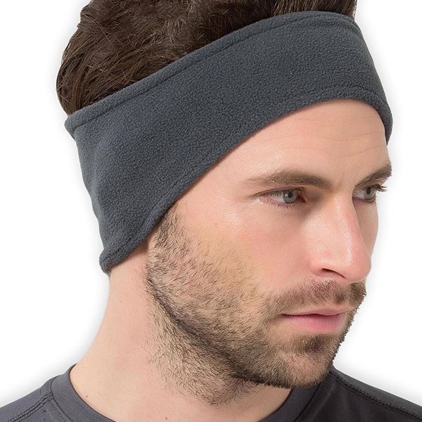 Ear Warmer Fleece Wild Animal Look Earmuff Winter Velcro Headband Adjustable NEW 