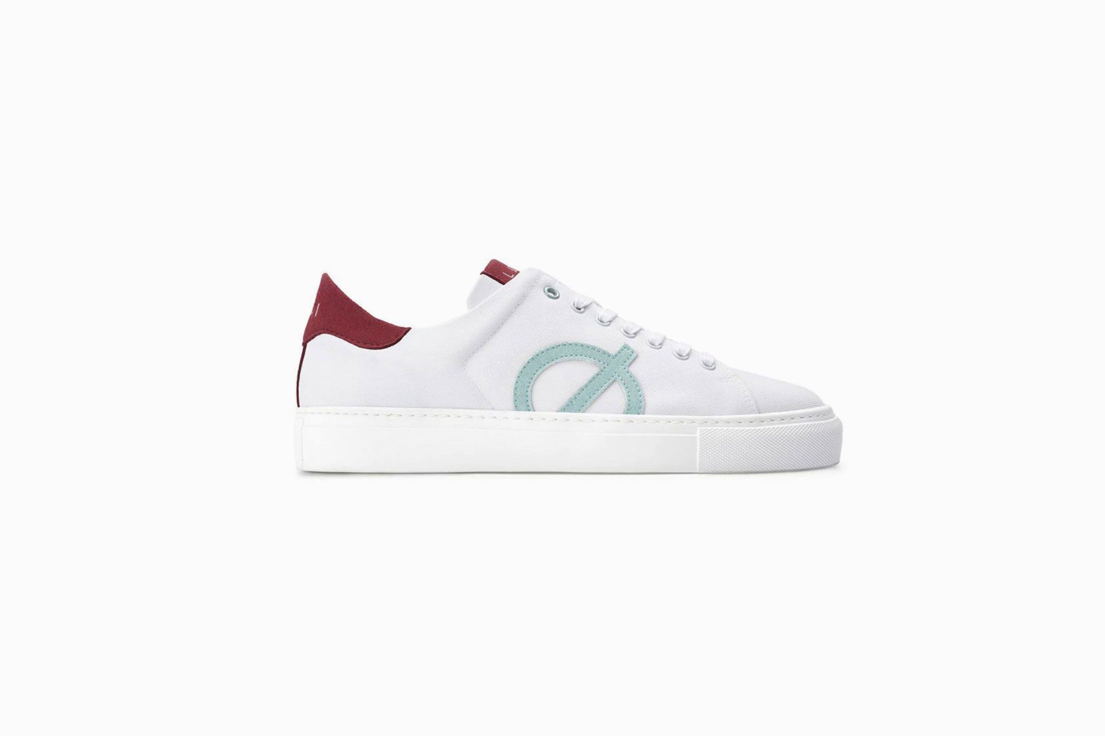 Alexander McQueen Oversized Leather Sneakers in White | Lyst