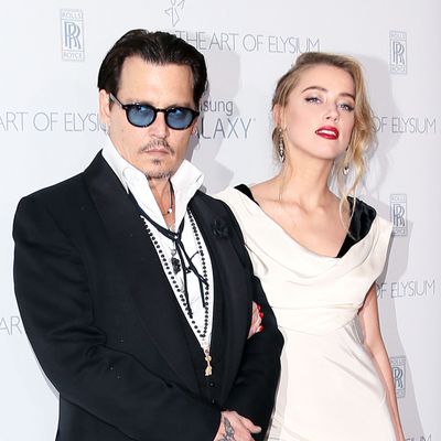 Johnny Depp, Amber Heard. 