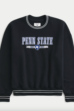 Hollister Boxy Penn State University Graphic Crew Sweatshirt