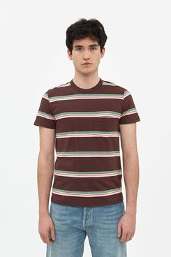 Levi's Vintage Clothing 1960'S Casual Stripe Tee in Brown