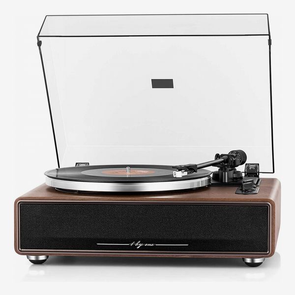 1byone High-Fidelity Belt-Drive Turntable With Built-in Speakers