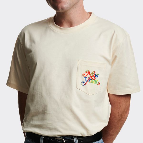 Painted-Logo Pocket T-shirt