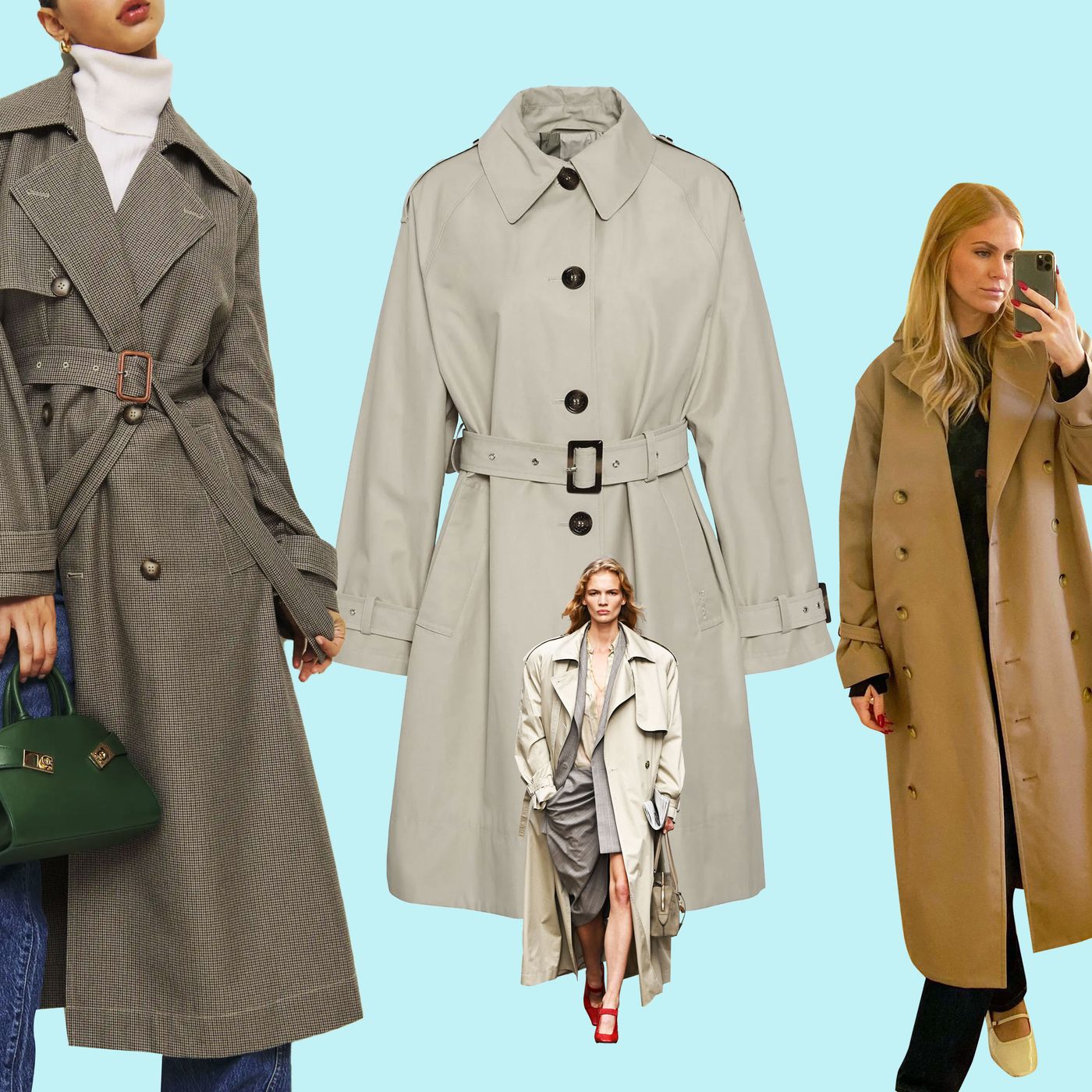 Petite best short shops trench coat