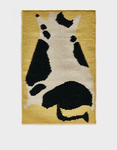 Cold Picnic 2 x 3 ft. Flatwoven Cow Rug