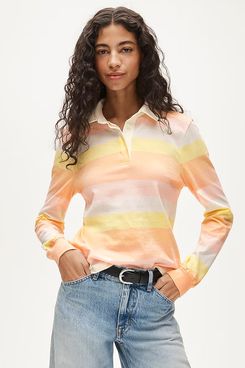 J.Crew Vintage Jersey Rugby T-shirt in Stripe