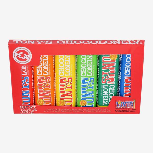 Tony's Chocolonely Rainbow Tasting Chocolate Bar Pack