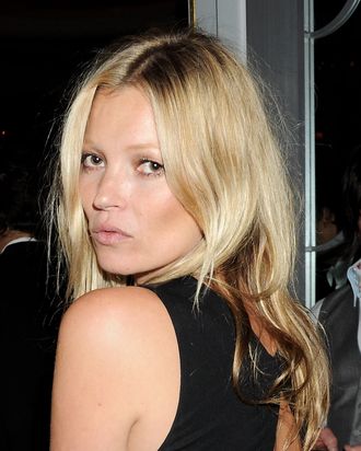 Kate Moss attends the Marie Curie Cancer Fundraiser hosted by Heather Kerzner at Claridge's Hotel on May 15, 2012 in London, England.