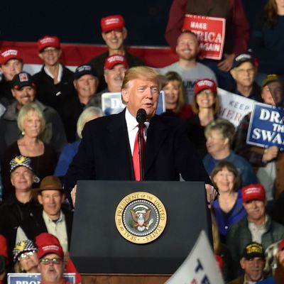 President Donald Trump in Montana.