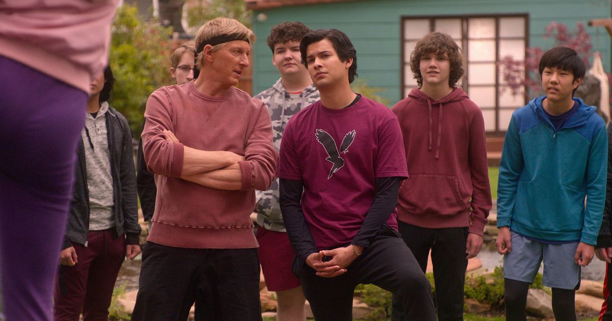 Cobra Kai: Season 4 Episode 1 Hawk's Red Tie Dye Sweatshirt