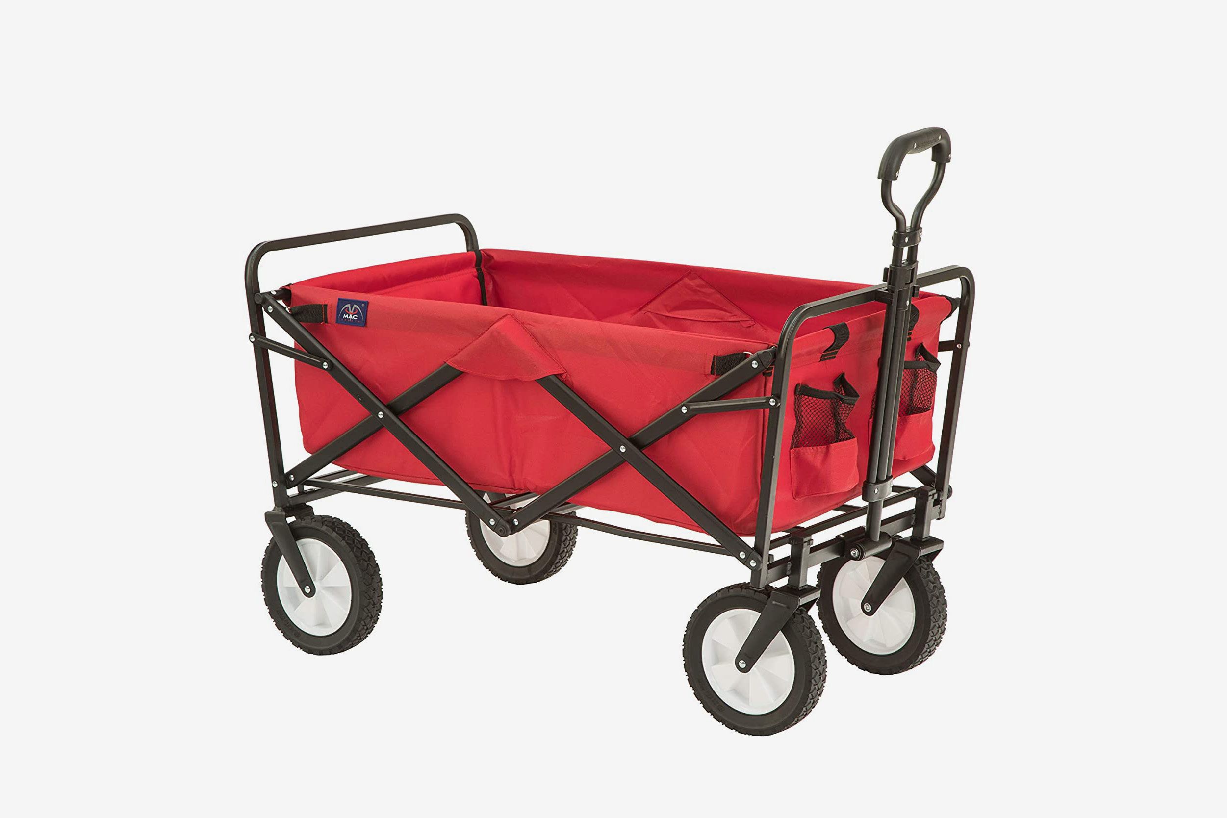Collapsible Folding Wagon Beach Wagon Utility Garden Shopping Cart--Choose Color 