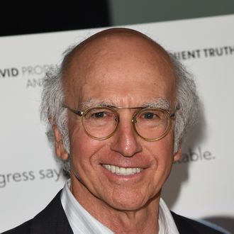WEST HOLLYWOOD, CA - MAY 08: Actor Larry David attends the 'Fed Up' premiere held at the Pacfic Design Center on May 8, 2014 in West Hollywood, California. (Photo by Jason Merritt/Getty Images)